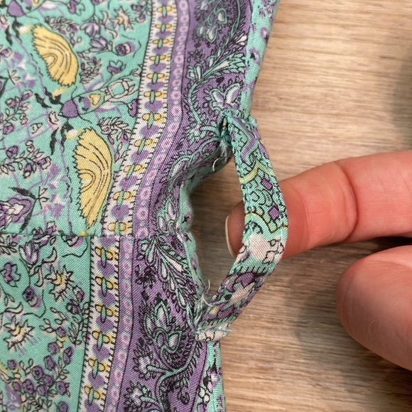 Sea Lustre Boho Shirt Maxi Dress‎ Coastal Cowgirl Coverup full Button - Picture 6 of 15